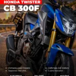 Honda Twister CB 300F con accesorios IRA Racing: vista delantera en perspectiva