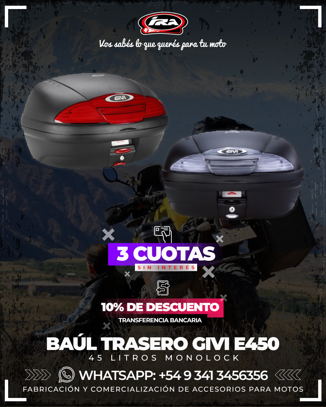 BAÚLES TRASEROS Y LATERALES