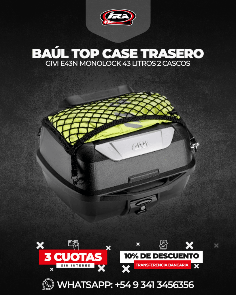 BAÚL TOP CASE