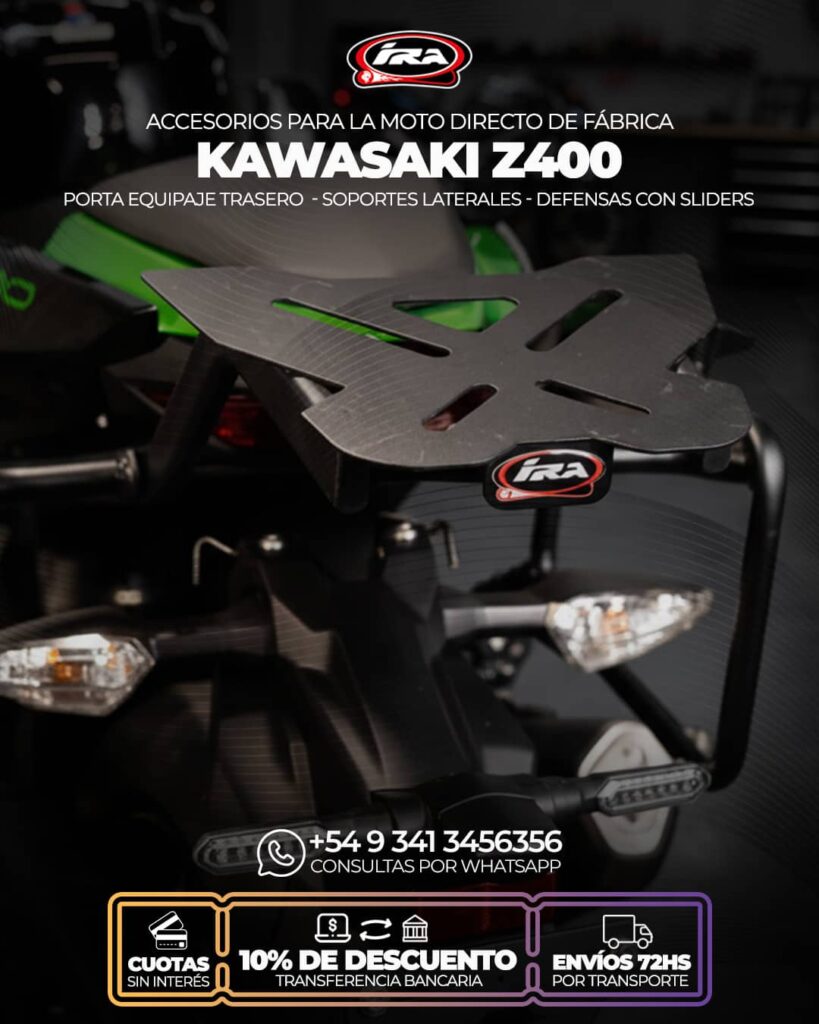 Venta de accesorios para la moto Kawasaki Z400