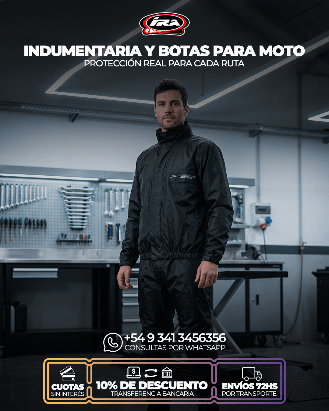 Indumentaria y Botas para Moto