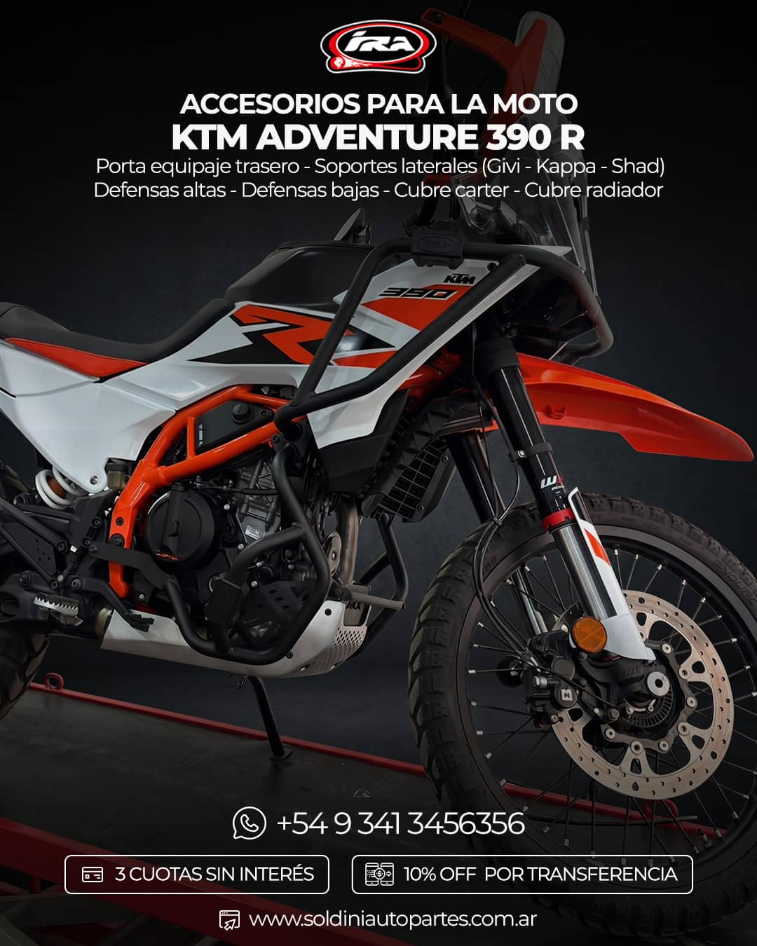 Accesorios para KTM Adventure 390 R