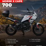 Accesorios IRA Racing para equipar la X-Cape 700 de Moto Morini para viajar